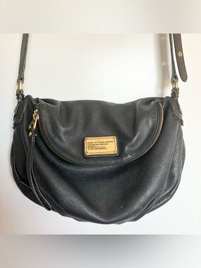 MARC by‎ MARC JACOBS Natasha Classic Q Leather Crossbody Black Y2K Purse
